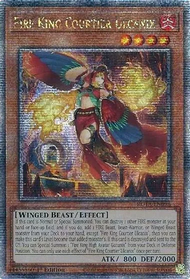 Fire King Courtier Ulcanix [Quarter Century Secret Rare] ROTA-EN098