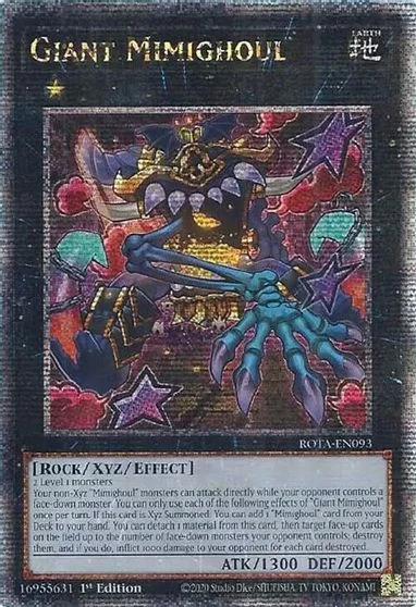 Giant Mimighoul [Quarter Century Secret Rare] ROTA-EN093