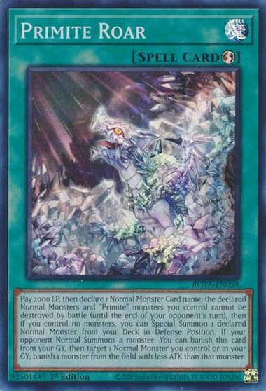 Primite Roar ROTA-EN059
