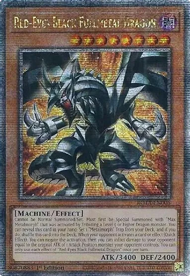 Red-Eyes Black Fullmetal Dragon [Quarter Century Secret Rare] ROTA-EN005