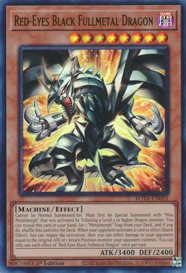 Red-Eyes Black Fullmetal Dragon ROTA-EN005