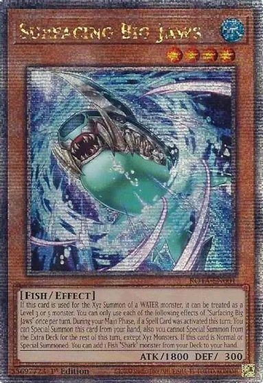 Surfacing Big Jaws [Quarter Century Secret Rare] ROTA-EN001