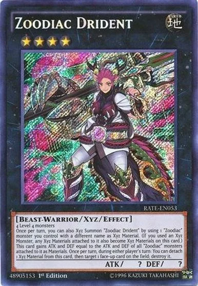 Zoodiac Drident [1st Edition] RATE-EN053