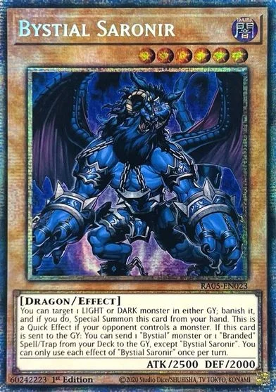 Bystial Saronir [Starlight Rare] RA05-EN023