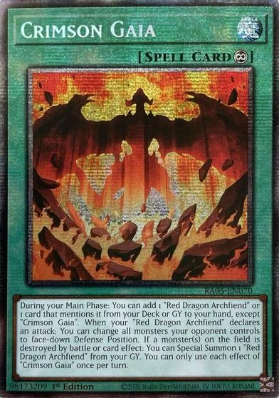 Crimson Gaia [Starlight Rare] RA05-EN070