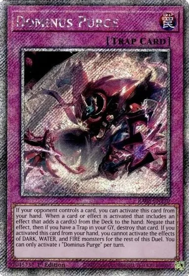 Dominus Purge [Platinum Secret Rare] RA05-EN150