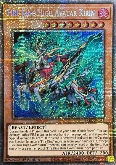 Fire King High Avatar Kirin [Starlight Rare] RA05-EN032
