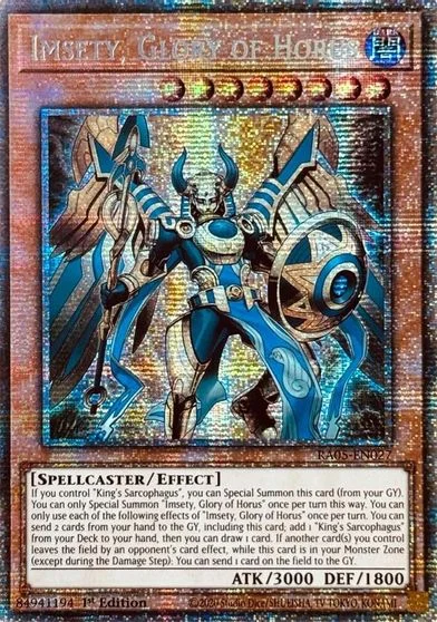 Imsety, Glory of Horus [Starlight Rare] RA05-EN027