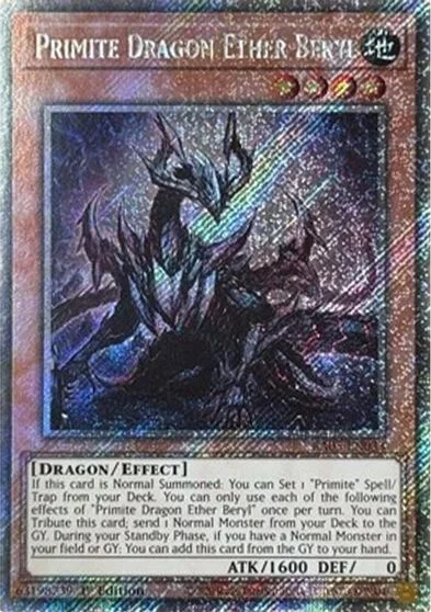 Primite Dragon Ether Beryl [Platinum Secret Rare] RA05-EN033