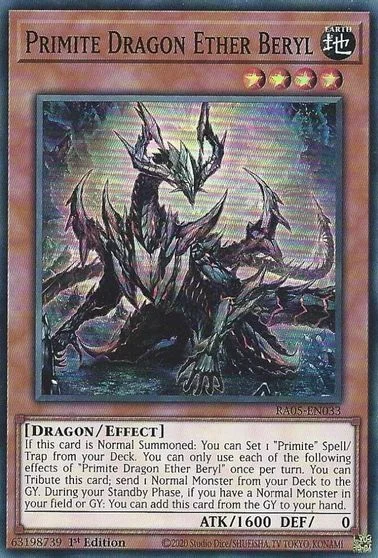 Primite Dragon Ether Beryl [Super Rare] RA05-EN033