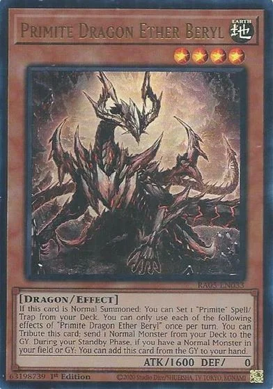 Primite Dragon Ether Beryl [Ultra Rare] RA05-EN033