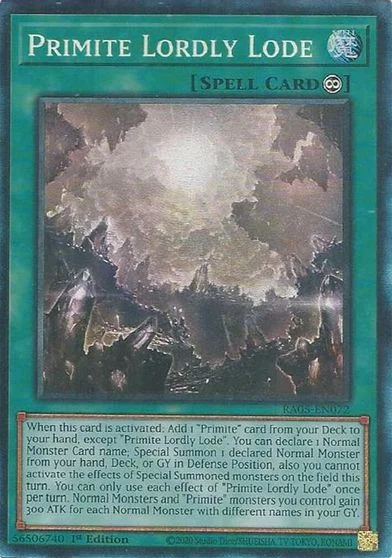 Primite Lordly Lode [Collector's Rare] RA05-EN072