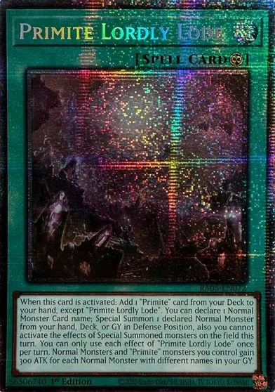 Primite Lordly Lode [Starlight Rare] RA05-EN072