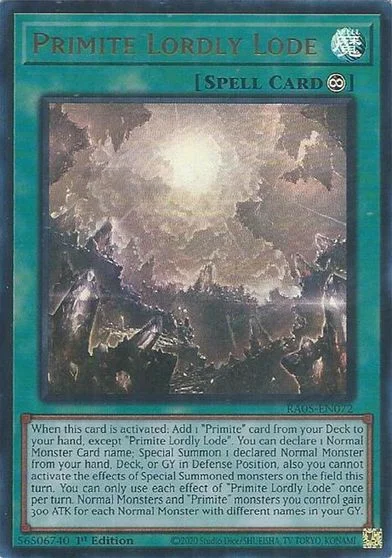 Primite Lordly Lode [Ultra Rare] RA05-EN072