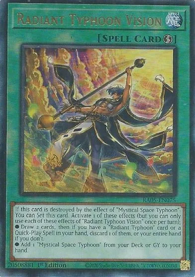 Radiant Typhoon Vision [Ultimate Rare] RA05-EN075