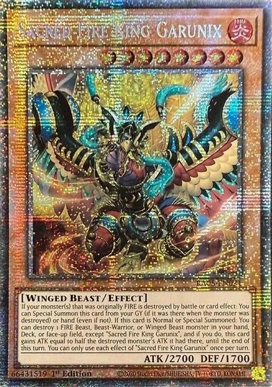 Sacred Fire King Garunix [Starlight Rare] RA05-EN031