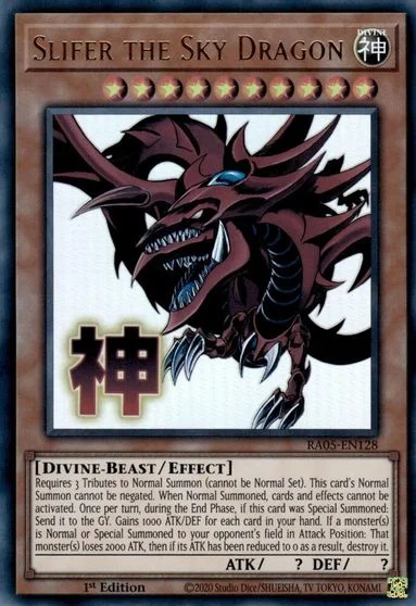 Slifer the Sky Dragon RA05-EN128