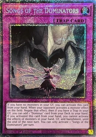 Songs of the Dominators [Starlight Rare] RA05-EN081