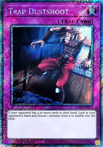 Trap Dustshoot [Platinum Secret Rare] RA05-EN077