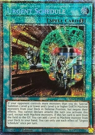 Urgent Schedule [Starlight Rare] RA05-EN064