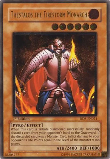 Thestalos the Firestorm Monarch [1st Edition] RDS-EN021