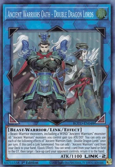 Ancient Warriors Oath - Double Dragon Lords [1st Edition] ROTD-EN048