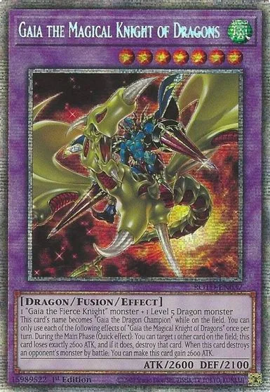 Gaia the Magical Knight of Dragons [Starlight Rare 1st Edition] ROTD-EN037