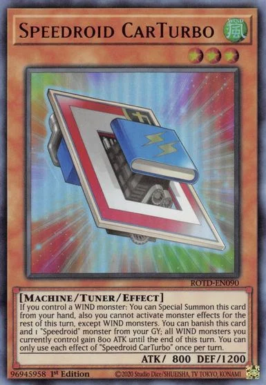 Speedroid CarTurbo [1st Edition] ROTD-EN090