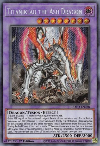 Titaniklad the Ash Dragon [1st Edition] ROTD-EN038