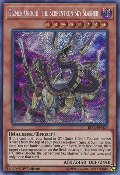 Gizmek Orochi, the Serpentron Sky Slasher RIRA-EN029