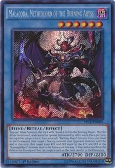 Malacoda, Netherlord of the Burning Abyss [1st Edition] SECE-EN085