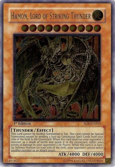 Hamon, Lord of Striking Thunder [1st Edition] SOI-EN002