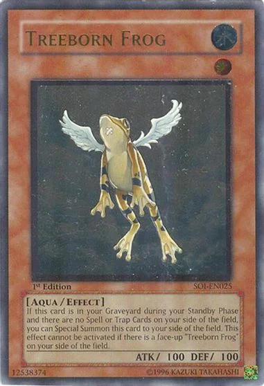 Treeborn Frog [Ultimate Rare 1st Edition] SOI-EN025