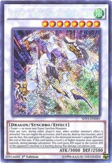 Crystal Wing Synchro Dragon [1st Edition] SHVI-EN049