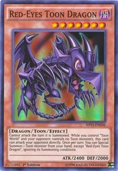 Red-Eyes Toon Dragon [1st Edition] SHVI-EN036