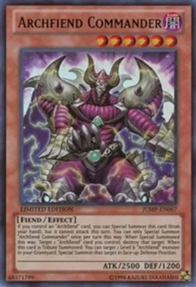 Archfiend Commander JUMP-EN067