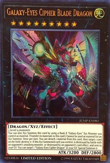 Galaxy-Eyes Cipher Blade Dragon JUMP-EN081