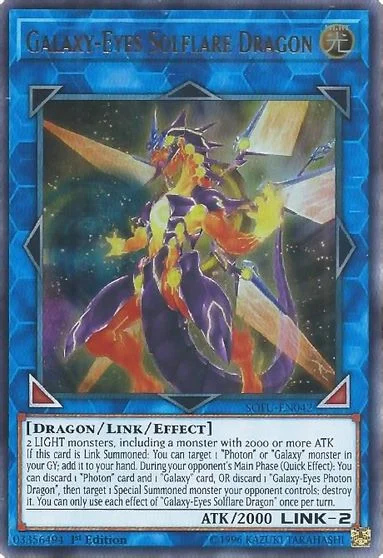 Galaxy-Eyes Solflare Dragon [1st Edition] SOFU-EN042