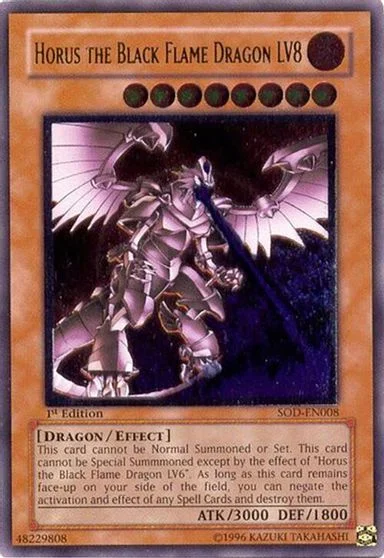 Horus the Black Flame Dragon LV8 [1st Edition] SOD-EN008
