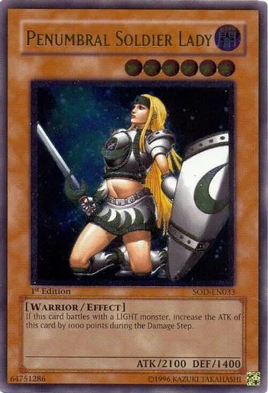 Penumbral Soldier Lady SOD-EN033