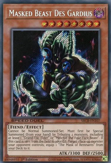 Masked Beast Des Gardius SBCB-EN107