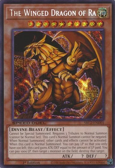 The Winged Dragon of Ra SBC2-END01