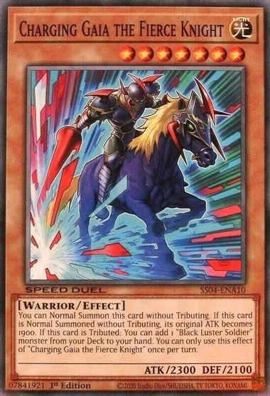 Charging Gaia the Fierce Knight SS04-ENA10