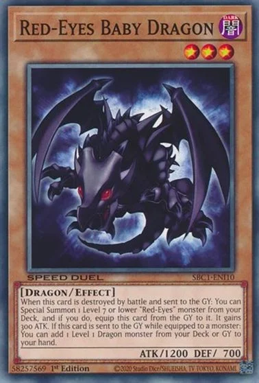 Red-Eyes Baby Dragon SBC1-ENI10