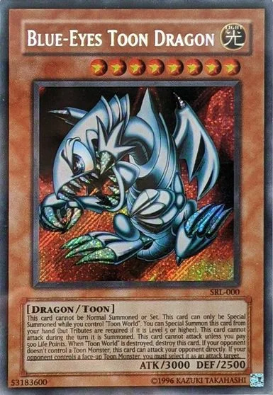 Blue-Eyes Toon Dragon SRL-000