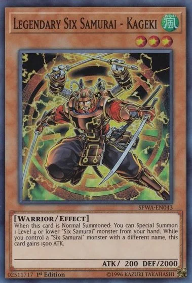 Legendary Six Samurai - Kageki SPWA-EN043