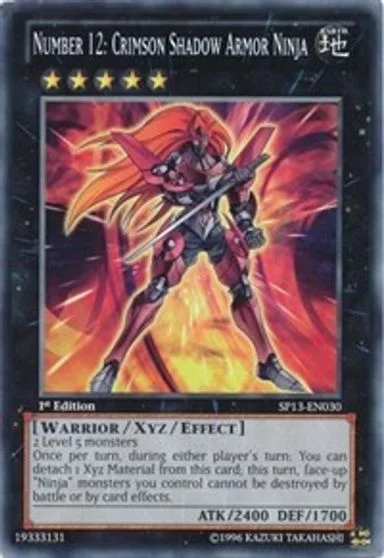 Number 12: Crimson Shadow Armor Ninja SP13-EN030