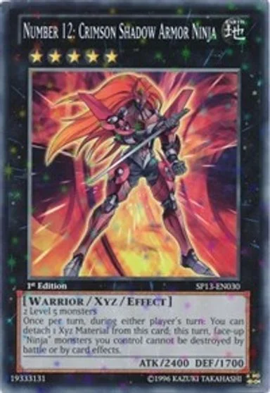 Number 12: Crimson Shadow Armor Ninja [Starfoil] SP13-EN030