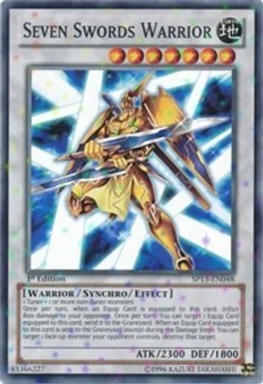 Seven Swords Warrior [Starfoil] SP13-EN048