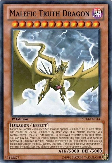 Malefic Truth Dragon [Starfoil] SP14-EN044
